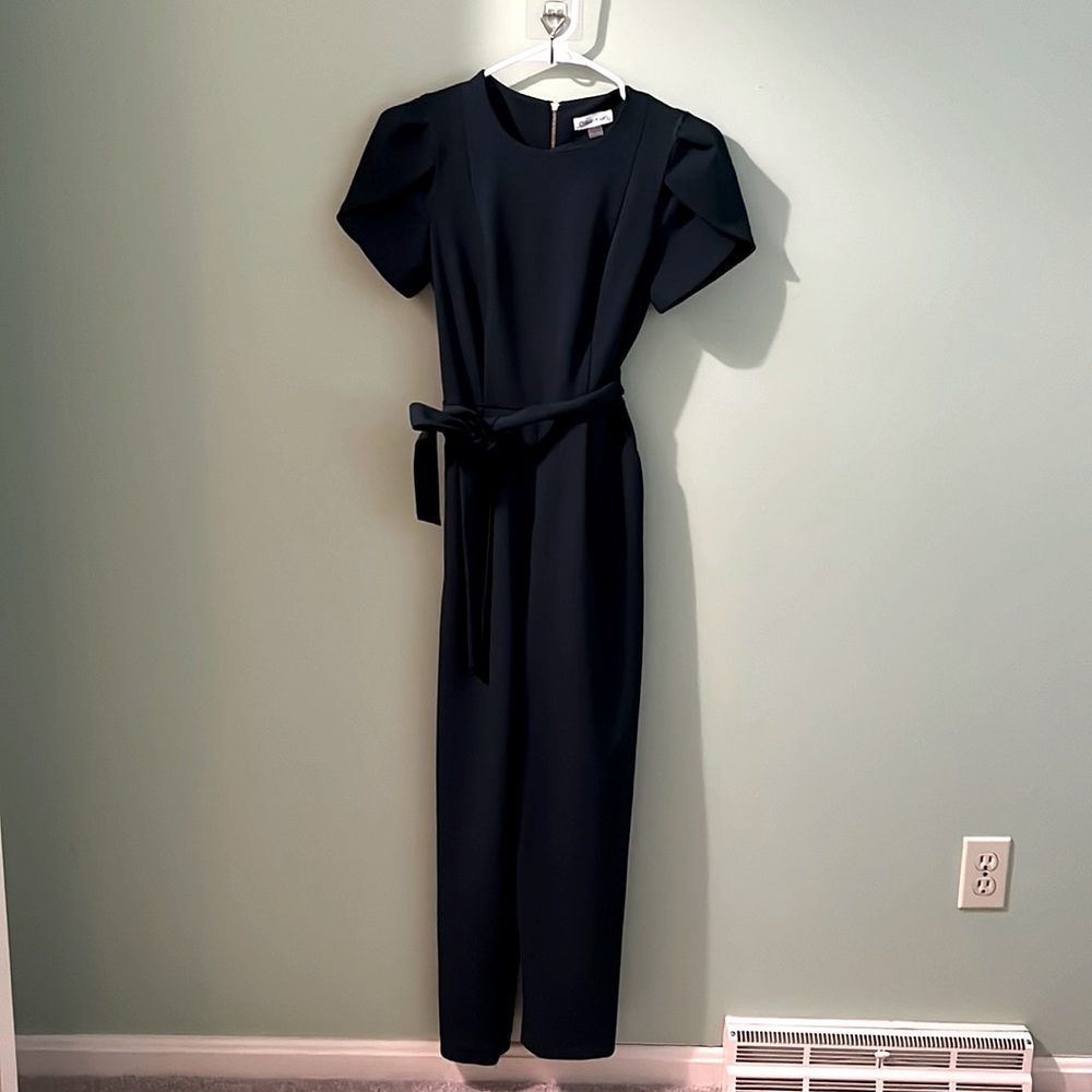 Calvin Klein size 4 hunter green jumpsuit